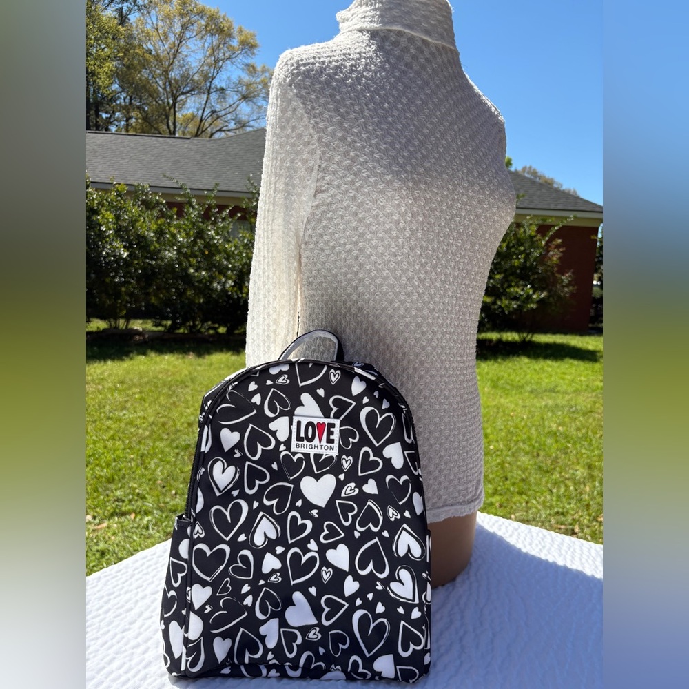 Brighton Endless Love Nylon Backpack Pristine Cute New with Tags NWT 9 X 12 ♥️♠️